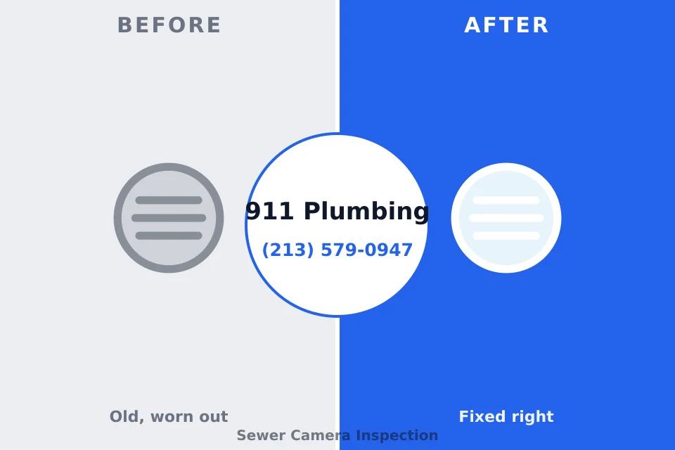 Before and after: plumbing repair Cicero, IL